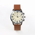 Relógio Masculino SOXY Luxo Casual | Pulseira de Couro e Design Elegante
