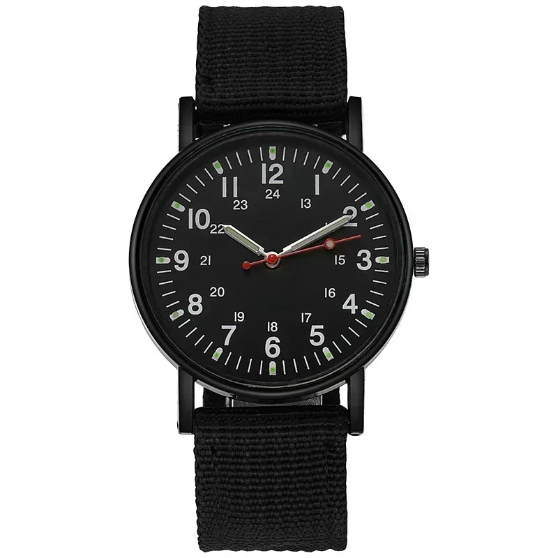 Relógio Syncro | Pulseira Nylon | Quartzo Analógico | Ponteiros Luminosos | Grande Mostrador | À Prova D’Água