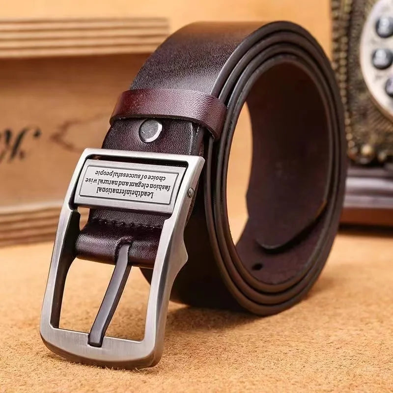 Cinto PrimeBelt – Fivela Metálica de Alta Qualidade | Estilo Casual & Executivo