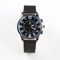 Relógio Masculino SOXY Luxo Casual | Pulseira de Couro e Design Elegante